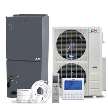 Cooper&Hunter 48,000 BTU High Efficiency Multi Position Air Handler Unit Ducted Heat Pump Split System R454B 230V