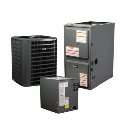ACIQ 2.5 Ton 14.3 SEER2 96% AFUE 60,000 BTU Gas Furnace and R32 Air Conditioner System - Downflow
