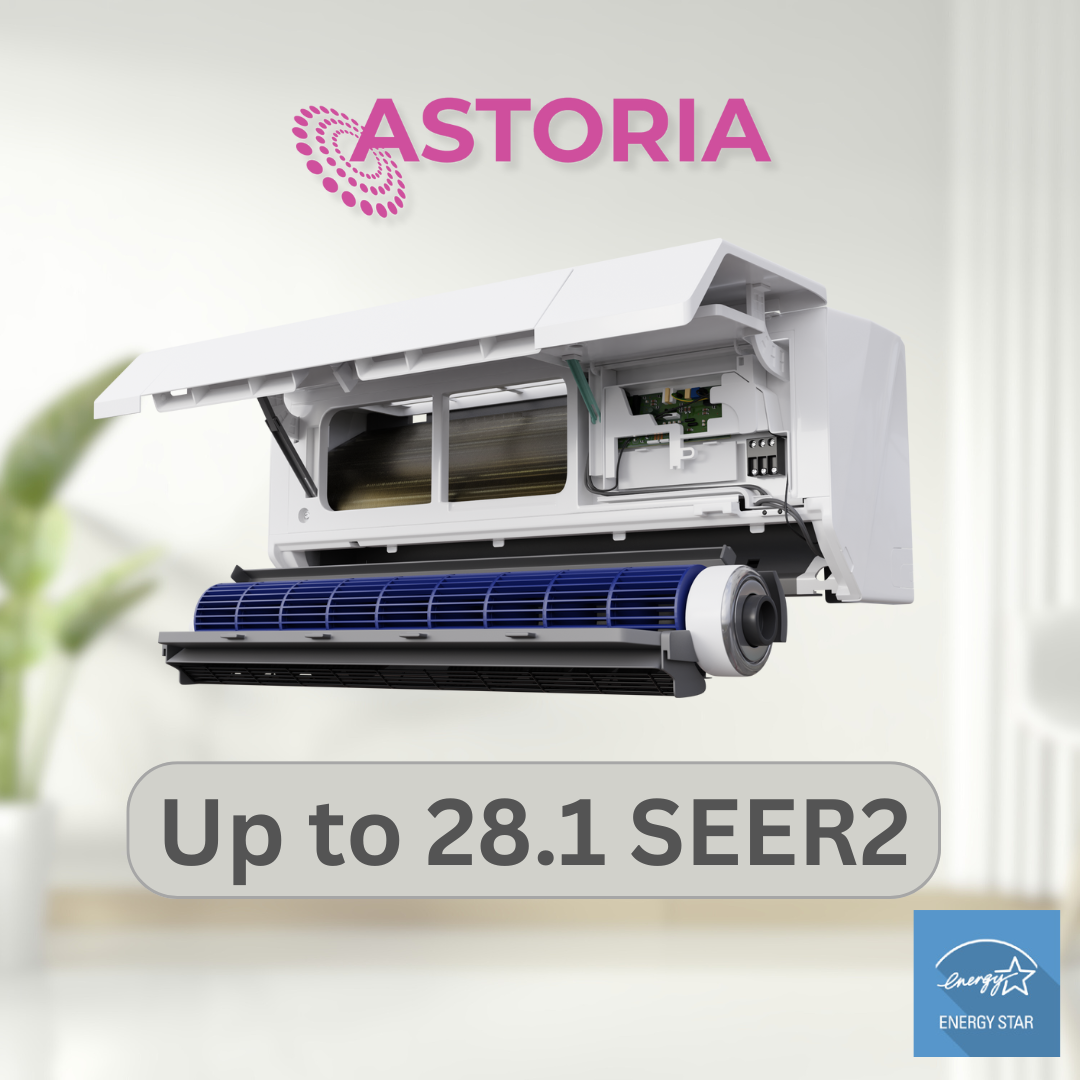 Cooper&Hunter Astoria Wall Mount Ductless Mini Split AC Indoor Unit – 30000 BTU | R410A