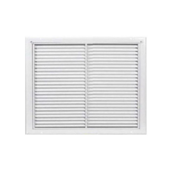 Filter Grill, Crossbar, 108 in LG, 2 in WD, 4 in HT, White