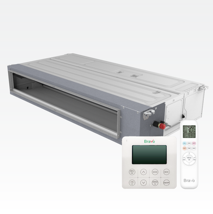 Bravo Milano Slim Duct Ducted Mini Split AC & Heat Pump – 24000 BTU