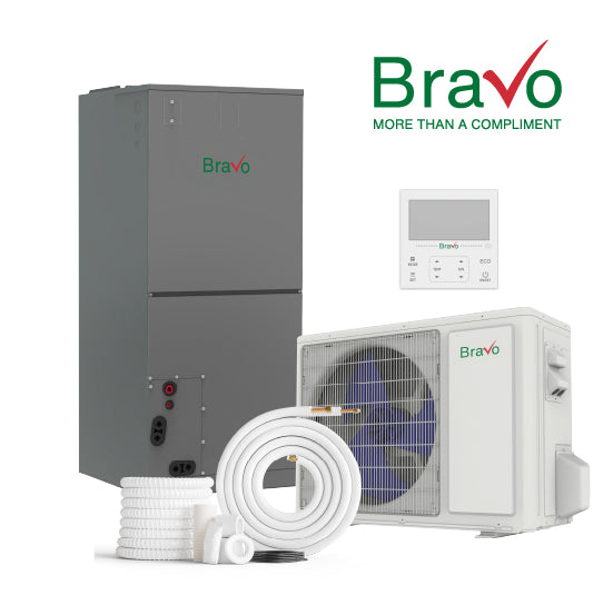 Bravo 24,000 BTU Multi-Position Air Handler Side Discharge Heat Pump Inverter R32 230V