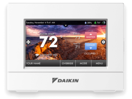 Daikin, Thermostat, Commercial, High Resolution Digital Full