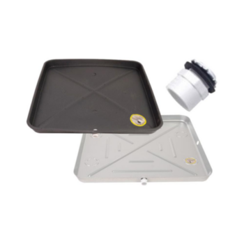 Drain Pan, 30 in WD, 72 in LG, PVC