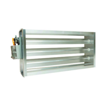 Zoning Damper, 8 in LG, 20 in WD, Rectangular, Side