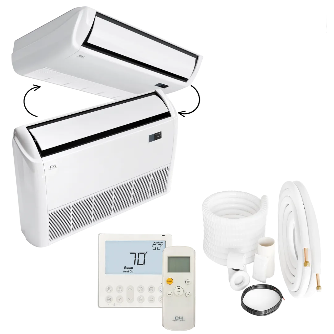 Cooper&Hunter Universal Floor Ceiling Ductless Mini Split AC Indoor Unit – 18000 BTU | R410A