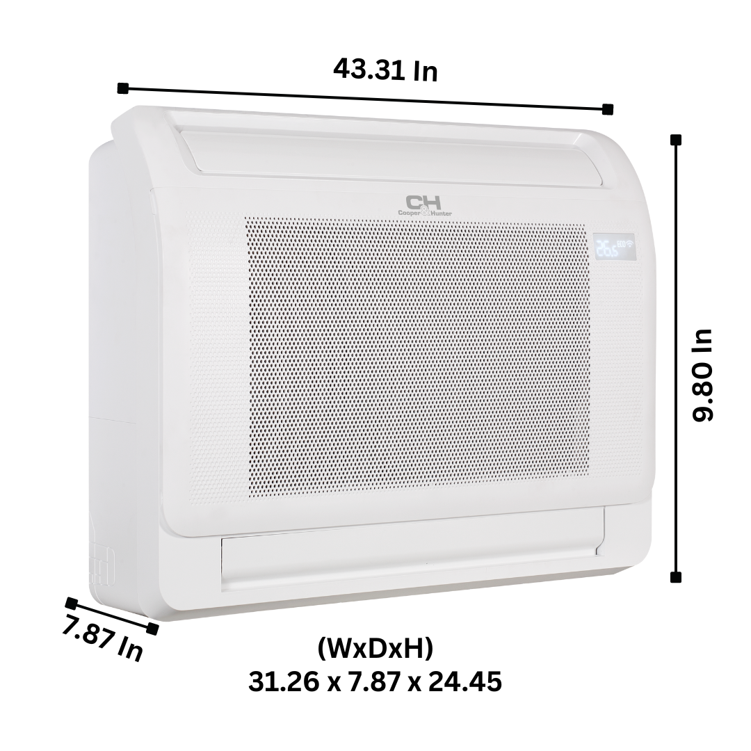Cooper&Hunter Floor Console Ductless Mini Split AC Indoor Unit – 18000 BTU | R410A