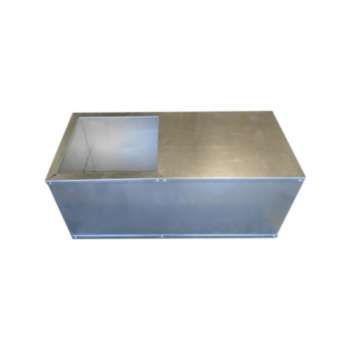 Duct Box, Coffin, 21 in WD, 19 in HT, 46 in LG, 24 gauge THK