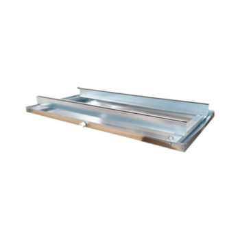 Drain Pan, Auxiliary, 26 in WD, 50 in LG, 2 in HT, 22 gauge