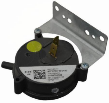 Pressure Switch, Air, -0.95 in wc, Barb, Olive