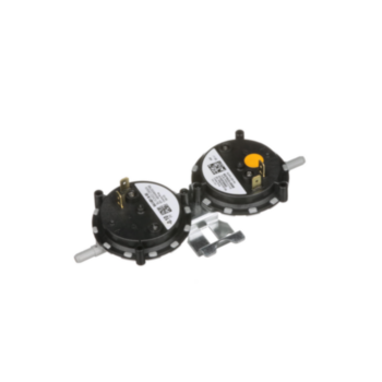 Pressure Switch, 2-Stage, Air, -0.1/-1.49 in wc