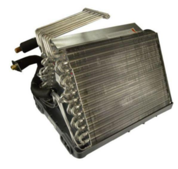 Evaporator Coil, Evaporator, Tubing, Alum, Copper, 0.75 in