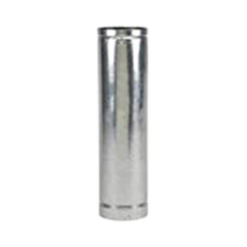 Duct Pipe, 6 in, 8 ft LG, Alum, Meets UL