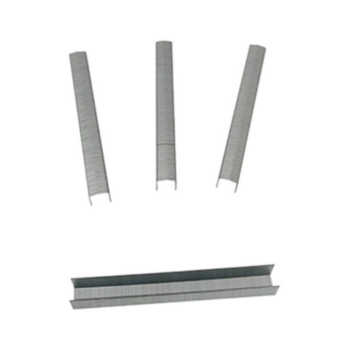 Staple, 0.5625 in Leg LG, 0.4375 in Crown, Galv Steel