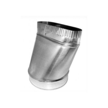 Duct Boot, Oval to Round Straight, 8 in Dia, 11.75 in LG