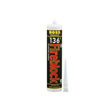 Sealant, Fire Block, Draftstop, 10.1 oz Cartridge, Red, 1.9