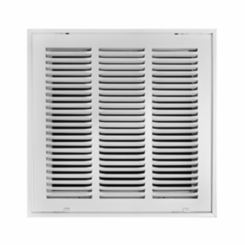Filter Grille, Stamped Removable Face Return Air, 20 in WD
