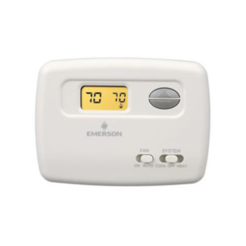 Thermostat, Non-Programmable, 1.5 A, White, 50/60 Hz
