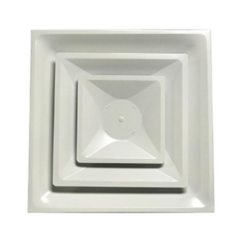 Diffuser, 2-Cone Step Down, T-Bar, Square, Lay-In, Steel