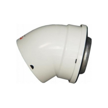 Duct Elbow, Concentric, Non-Condensing Vent, 45 deg, CSA