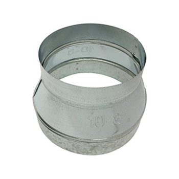 Duct Reducer, Tapered, 10 in x 8 in, 7 in LG, 30 gauge THK