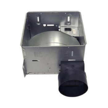 Ventilation Fan, 50 cfm, 120 V, Steel, Ceiling, Meets UL