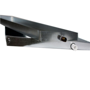 Drain Pan, Welded, 0.75 in, 32 in WD, 32 in LG, 2 in HT