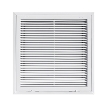 Filter Grille, Fixed Bar Face Return Air, 24 in WD, 24 in LG