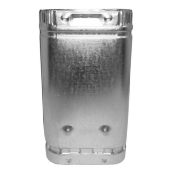 Duct Pipe, B-Vent, 4 in, 24 in LG, Steel, Galv, Oval