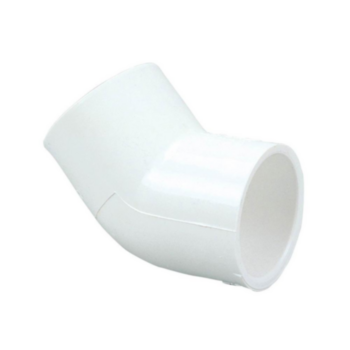 Elbow, 45 deg, 2 in x 2 in, PVC
