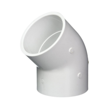 Elbow, 45 deg, 3 in x 3 in, PVC