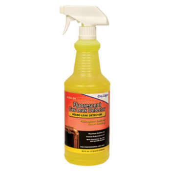 Cleaner, Fluorescent Gas Leak Detector, 1 qt Spray Bottle
