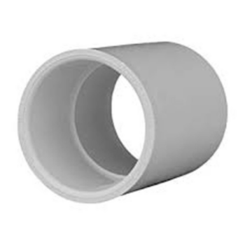 Coupling, 2 in x 2 in, S, PVC