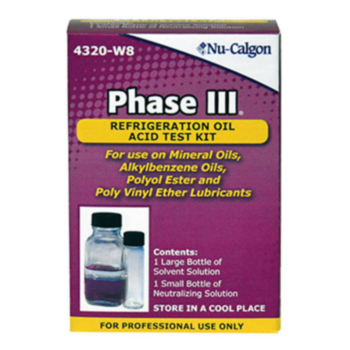 Test Kit, Phase Iii Refrigeration Oil