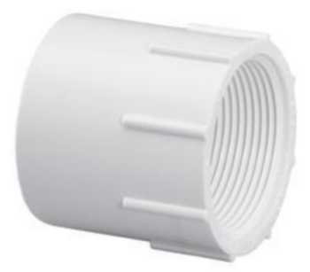 Adapter, 3/4 in x 3/4 in, PVC