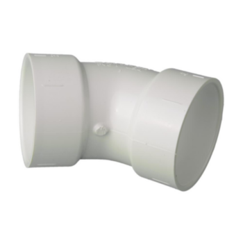 Elbow, 45 deg, 2 in x 2 in, PVC