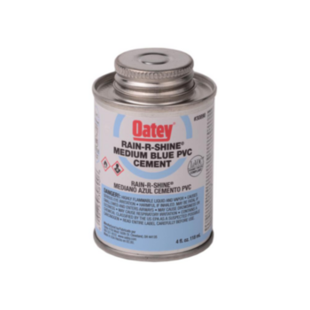 Contact Cement, PVC, 4 oz, Clear, Liquid, Solvent, 151 degF
