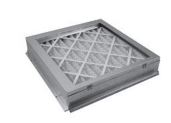 Filter, 16 in LG, 20.5 in HT, Rubber, Metal, Meets CSA