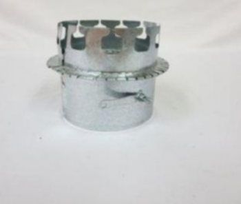 Duct Collar, Board Tab Lock, 7 in Dia, 30 gauge THK