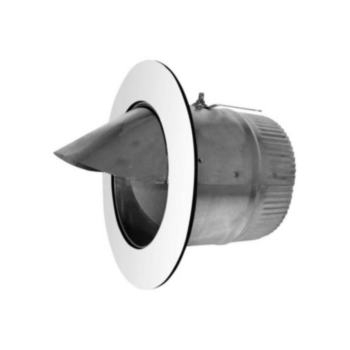 Duct Collar, Board Tab Lock, 9 in Dia, 28 gauge THK