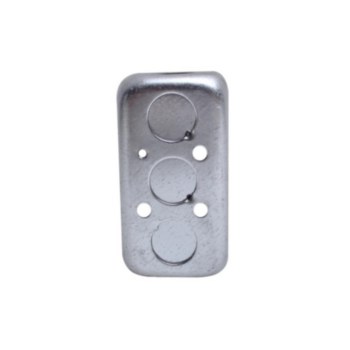 Deep Handy Box, Galv Steel, 1.875 in