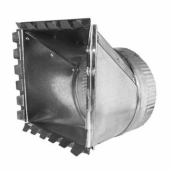 Duct Collar, Take-Off, Round, 6 in Dia, 30 gauge THK, Silver