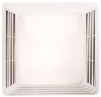 Fan, Ventilation, Light, 50 cfm, 100 W, Meets UL