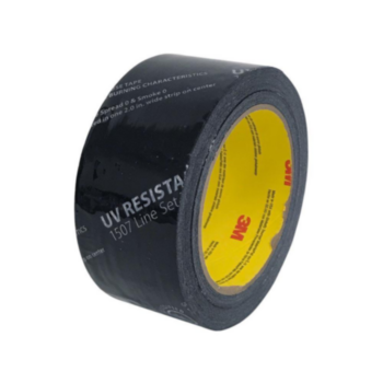 Adhesive Tape, Printed Line Set, 1.889 in WD, 55 m LG, Black