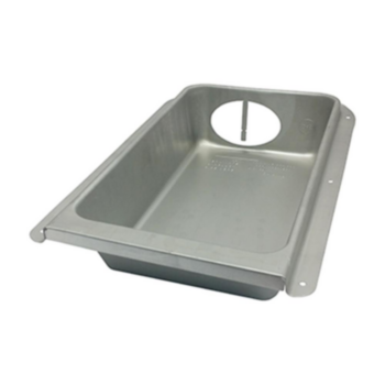 Duct Box, Upward Dryer, 2 in x 4 in Stud Wall, 9.5 in WD