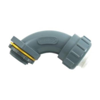 Pipe Elbow, Liquid-Tight, 90deg, 0.5 in, Non-Metallic