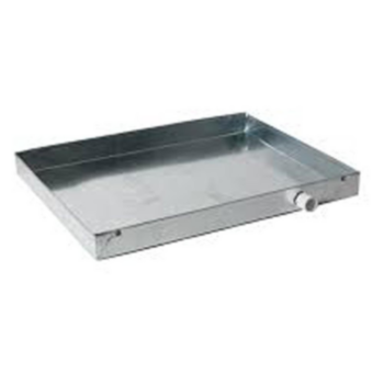 Drain Pan, 24 in WD, 24 in LG, 24 gauge THK