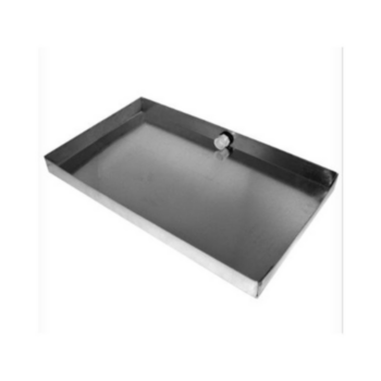Drain Pan, 26 in WD, 64 in LG, 26 gauge THK