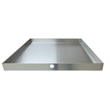 Drain Pan, 32 in WD, 68 in LG, 24 gauge THK