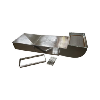 Package, Return Air/Cold Air, 26 gauge THK, Steel, Silver